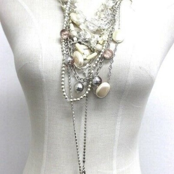 MASTERMIND JAPAN Long Necklace 8 Consecutive Chain Necklace